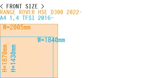 #RANGE ROVER HSE D300 2022- + A4 1.4 TFSI 2016-